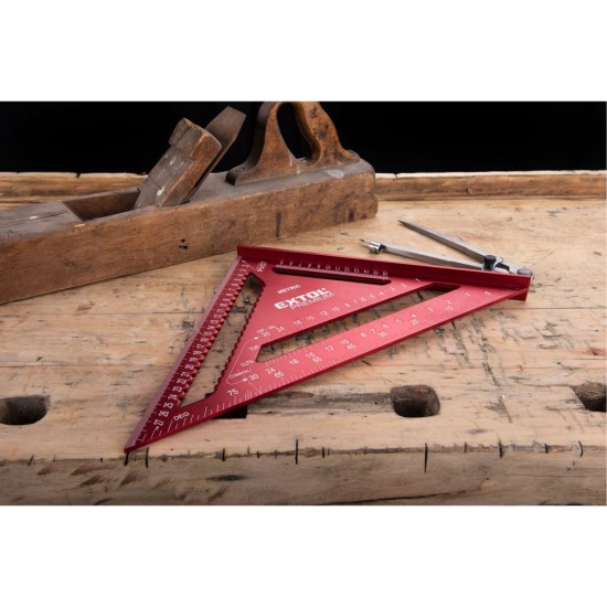 Tesařský úhelník 300 mm, kovový - EXTOL PREMIUM