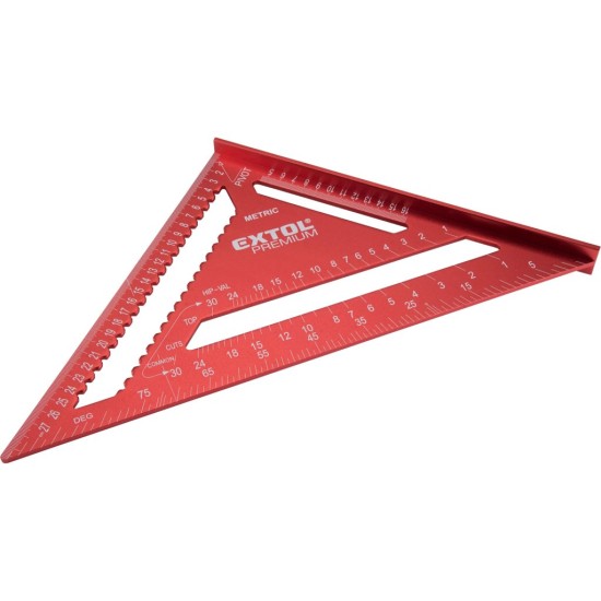 Tesařský úhelník 300 mm, kovový - EXTOL PREMIUM