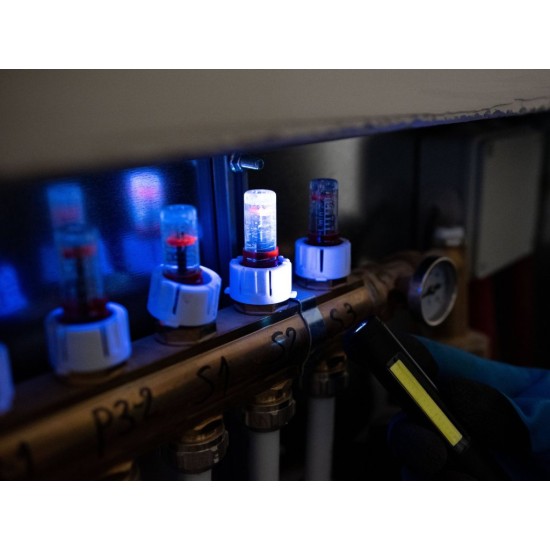Inspekční LED svítilna 400 lm, 800 mAh, s UV světlem a magnetem - GEKO