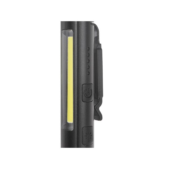 Inspekční LED svítilna 400 lm, 800 mAh, s UV světlem a magnetem - GEKO