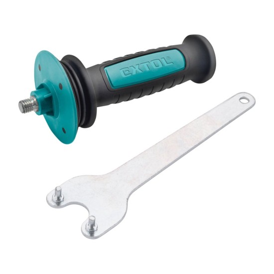 Úhlová bruska 125 mm, 1550 W, regulace otáček - EXTOL INDUSTRIAL Úhlová bruska 125 mm, 1550 W, regulace otáček - EXTOL INDUSTRIAL