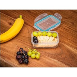 Dóza na potraviny Lunchbox, obdélníková plastová, víko s Clip uzávěrem  – MagicHome (Objem: 1500 ml) Dóza na potraviny Lunchbox, obdélníková plastová, víko s Clip uzávěrem  – MagicHome (Objem: 1500 ml)