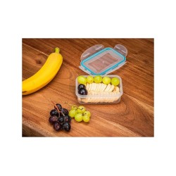 Dóza na potraviny Lunchbox, obdélníková plastová, víko s Clip uzávěrem  – MagicHome (Objem: 1500 ml) Dóza na potraviny Lunchbox, obdélníková plastová, víko s Clip uzávěrem  – MagicHome (Objem: 1500 ml)