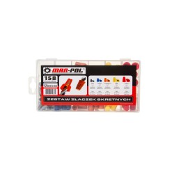 Stáčecí konektory, sada 158 ks – MAR-POL