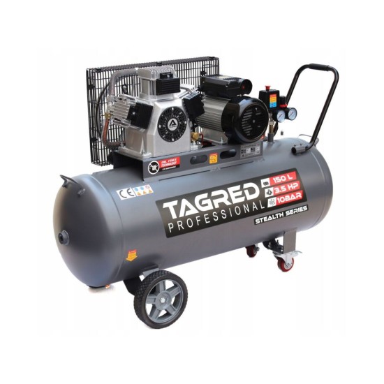 Kompresor bezolejový 3V, 150 l, 2,6 kW,  230 V, 10 bar - 2.jakost