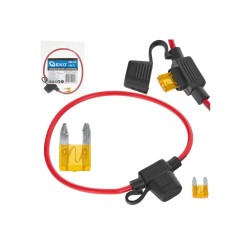 Pojistkové pouzdro pro mini autopojistku 25 A, s mini pojistkou 5 A – GEKO