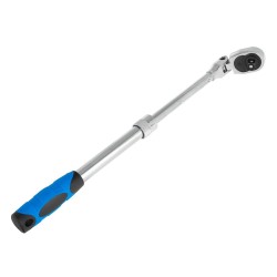 Ráčna teleskopická s kloubem 1/2″ 370–510 mm, 72 zubů – GEKO