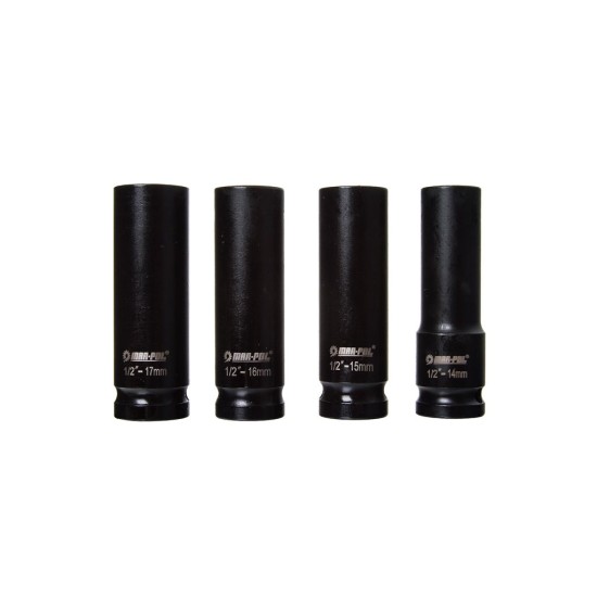 Sada rázových hlavic 1/2", nástrčné šestihranné 8–32 mm, 35 ks - MAR-POL Sada rázových hlavic 1/2", nástrčné šestihranné 8–32 mm, 35 ks - MAR-POL