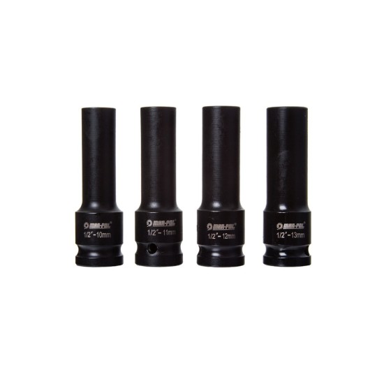 Sada rázových hlavic 1/2", nástrčné šestihranné 8–32 mm, 35 ks - MAR-POL Sada rázových hlavic 1/2", nástrčné šestihranné 8–32 mm, 35 ks - MAR-POL