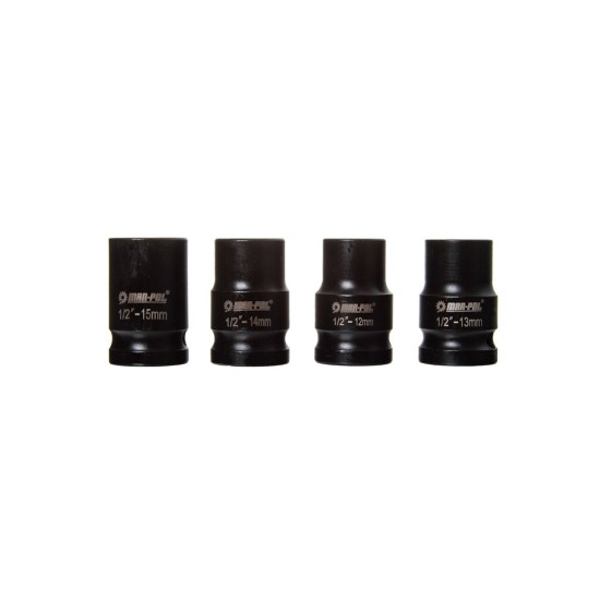 Sada rázových hlavic 1/2", nástrčné šestihranné 8–32 mm, 35 ks - MAR-POL Sada rázových hlavic 1/2", nástrčné šestihranné 8–32 mm, 35 ks - MAR-POL