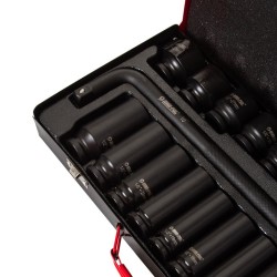 Sada rázových hlavic 1/2", nástrčné šestihranné 8–32 mm, 35 ks - MAR-POL Sada rázových hlavic 1/2", nástrčné šestihranné 8–32 mm, 35 ks - MAR-POL
