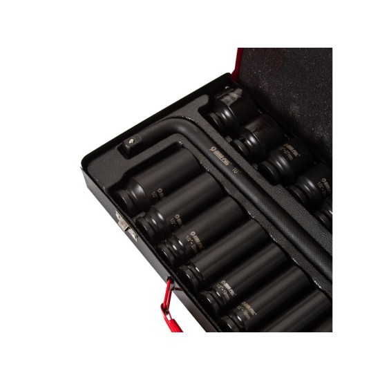 Sada rázových hlavic 1/2", nástrčné šestihranné 8–32 mm, 35 ks - MAR-POL Sada rázových hlavic 1/2", nástrčné šestihranné 8–32 mm, 35 ks - MAR-POL