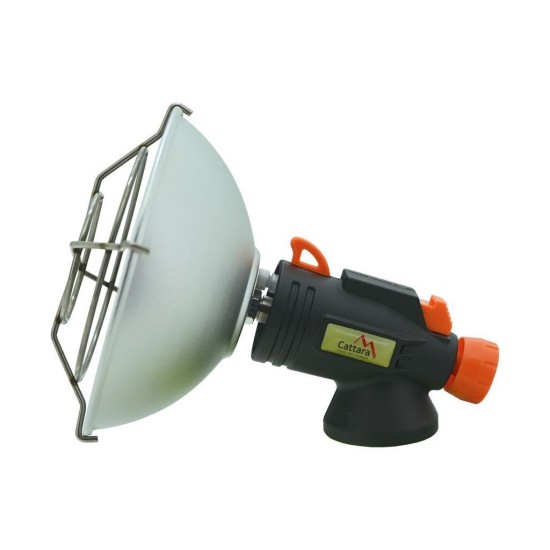 Plynový ohřívač na kartuši se závitem a piezozapalovačem - CATTARA