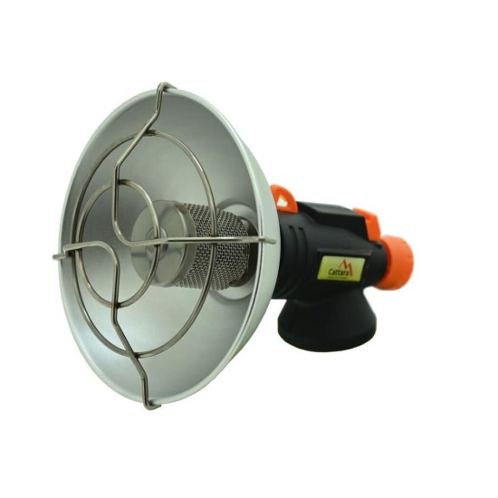 Plynový ohřívač na kartuši se závitem a piezozapalovačem - CATTARA