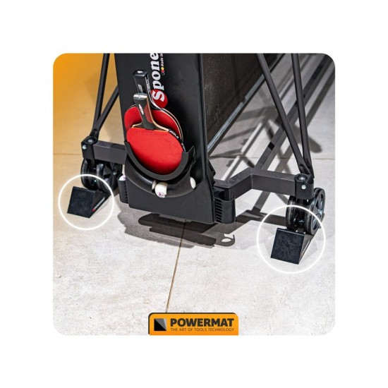 Klíny pod kola gumové 2 ks - POWERMAT