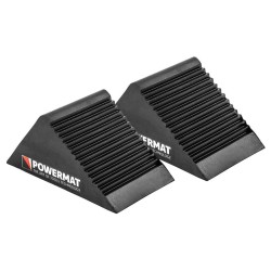 Klíny pod kola gumové 2 ks - POWERMAT