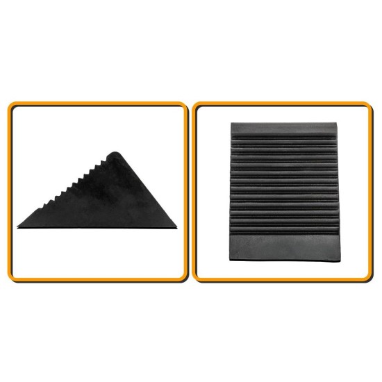 Klíny pod kola gumové 2 ks - POWERMAT