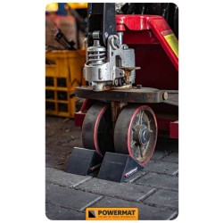 Klíny pod kola gumové 2 ks - POWERMAT