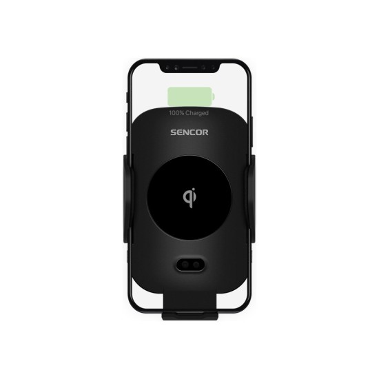 Držák na telefon do auta SCA MH01 s Qi bezdrátovým nabíjením – SENCOR