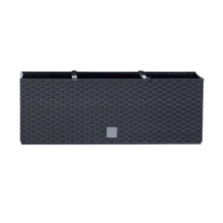 Samozavlažovací truhlík ratanový 30 l - RATO CASE (Barva: Bílá) Samozavlažovací truhlík ratanový 30 l - RATO CASE (Barva: Bílá)