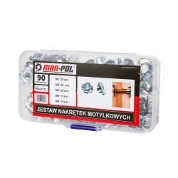 Narážecí matice M3–M8, sada 90 ks - MAR-POL