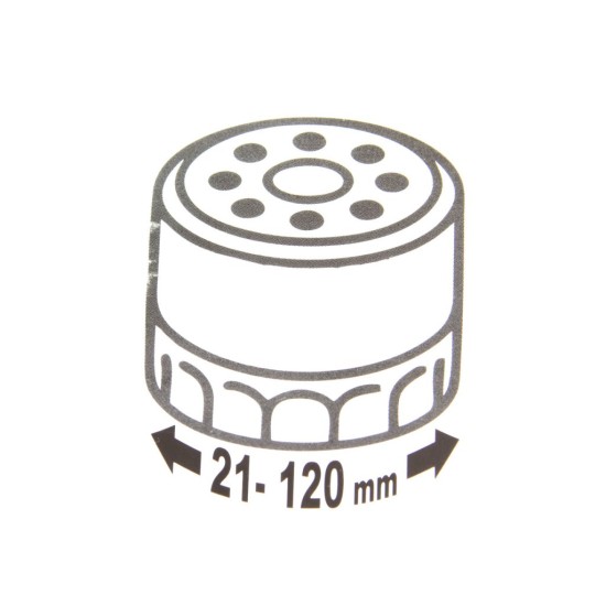 Klíč na olejový filtr o průměru 21–120 mm, řetězový - MAR-POL