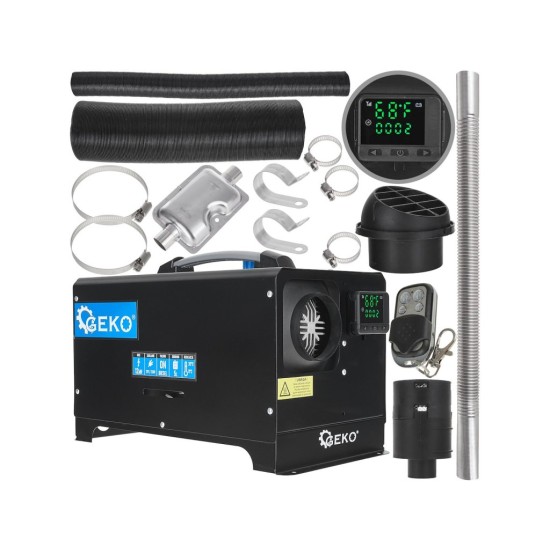 Nezávislé naftové topení 12 kW 12 V / 230 V - GEKO Nezávislé naftové topení 12 kW 12 V / 230 V - GEKO
