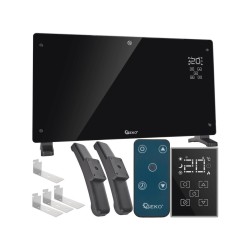 Konvektor skleněný 2500 W s LCD, Wi-Fi a dálkovým ovládáním - GEKO Konvektor skleněný 2500 W s LCD, Wi-Fi a dálkovým ovládáním - GEKO