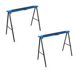 Skládací stavební podpěra, koza s protiskluzem, sada 2 ks - GEKO Skládací stavební podpěra, koza s protiskluzem, sada 2 ks - GEKO