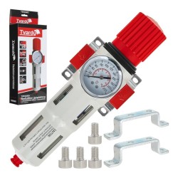 Regulátor tlaku s filtrem a manometrem, 1/2" - TVARDY Regulátor tlaku s filtrem a manometrem, 1/2" - TVARDY