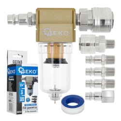Vzduchový filtr s odlučovačem vody, závit 1/4" - GEKO Vzduchový filtr s odlučovačem vody, závit 1/4" - GEKO