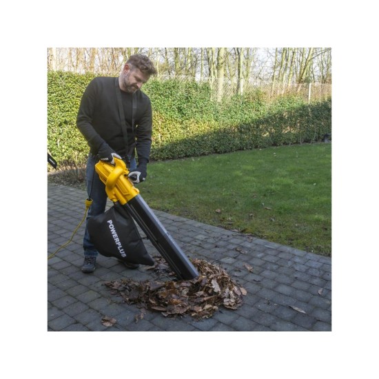 Vysavač na listí a foukač 3300 W – POWERPLUS