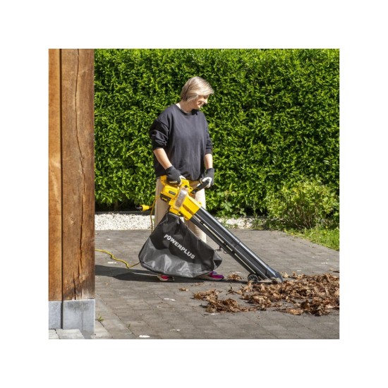 Vysavač na listí a foukač 3800 W – POWERPLUS Vysavač na listí a foukač 3800 W – POWERPLUS