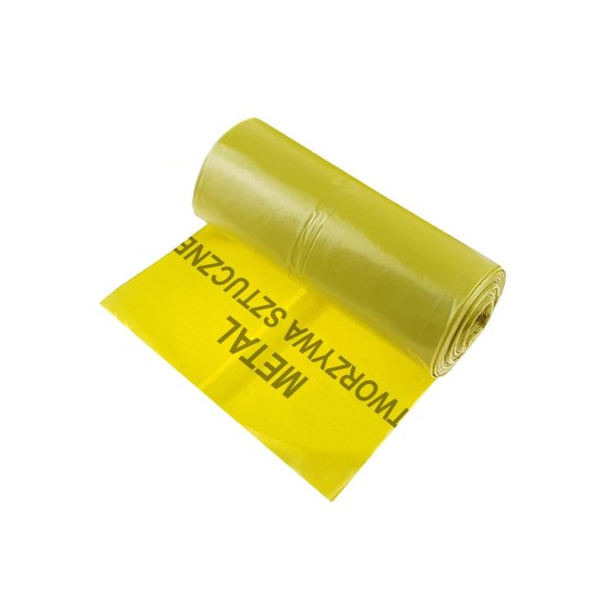 Pytel na odpad 120 l, žlutý (na plast a kov), 10 ks – GEKO Pytel na odpad 120 l, žlutý (na plast a kov), 10 ks – GEKO