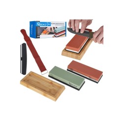 Vodní brusné kameny s příslušenstvím, sada 8 ks - GEKO