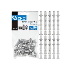 Nýtovací matice M4 (0,5–2,0) hliníkové, 50 ks - GEKO Nýtovací matice M4 (0,5–2,0) hliníkové, 50 ks - GEKO