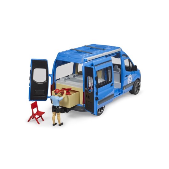 Obytný vůz MB Sprinter s řidičem - BRUDER Obytný vůz MB Sprinter s řidičem - BRUDER