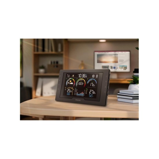 Meteostanice SWS 8000 s bezdrátovým snímačem - SENCOR