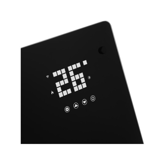 Konvektor skleněný SCF 4241BK s displejem, Wi-Fi a dálkovým ovládáním - SENCOR Konvektor skleněný SCF 4241BK s displejem, Wi-Fi a dálkovým ovládáním - SENCOR