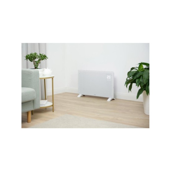 Konvektor skleněný SCF 4240WH s displejem, Wi-Fi a dálkovým ovládáním - SENCOR Konvektor skleněný SCF 4240WH s displejem, Wi-Fi a dálkovým ovládáním - SENCOR