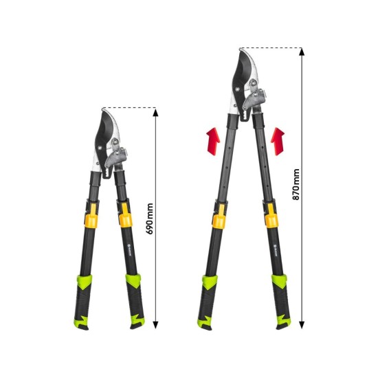 Teleskopické pákové nůžky na větve FZNR 1023 - FIELDMANN Teleskopické pákové nůžky na větve FZNR 1023 - FIELDMANN
