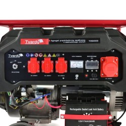 Elektrocentrála benzínová 6,6 kW, 12/230/400 V - TVARDY Elektrocentrála benzínová 6,6 kW, 12/230/400 V - TVARDY