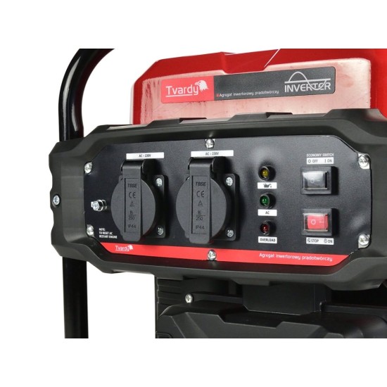 Invertorová elektrocentrála benzínová 2 kW 230 V - TVARDY Invertorová elektrocentrála benzínová 2 kW 230 V - TVARDY