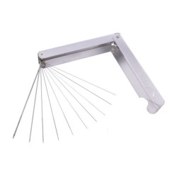 Jehly čisticí na trysky karburátorů, 0.4 - 1.6 mm, sada 11 ks