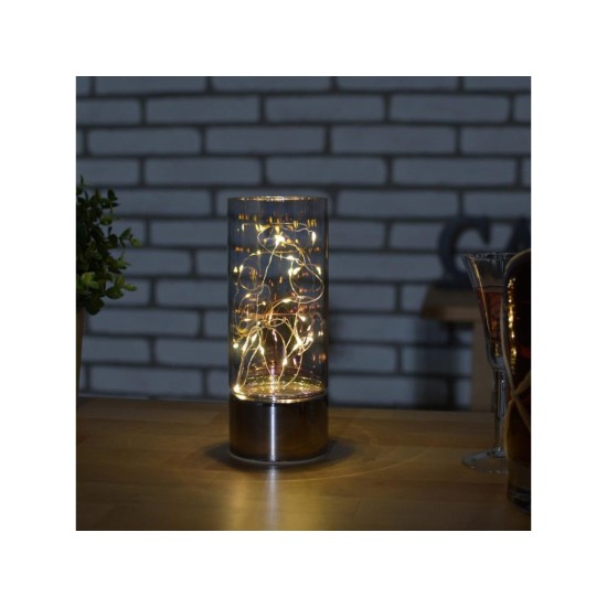 Skleněná dekorace ve tvaru vázy s řetězem 20 LED RXL 360 - RETLUX