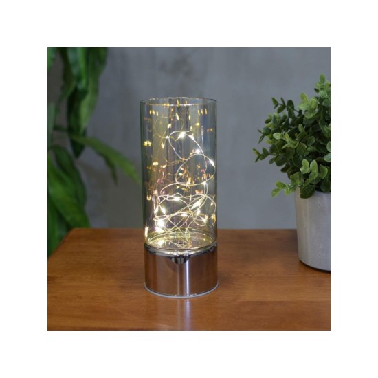 Skleněná dekorace ve tvaru vázy s řetězem 20 LED RXL 360 - RETLUX