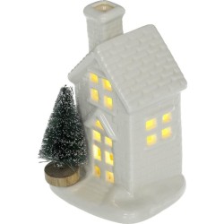 Porcelánový domek s LED 11,5 cm RXL 391 – RETLUX Porcelánový domek s LED 11,5 cm RXL 391 – RETLUX