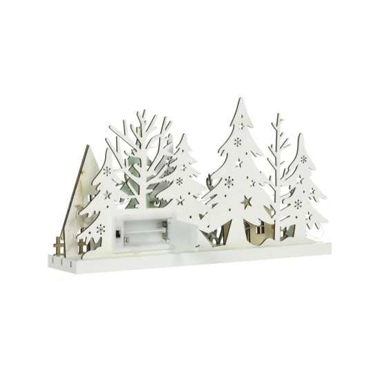 Vánoční dekorace zimní les 33 cm 15 LED RXL 466 – RETLUX Vánoční dekorace zimní les 33 cm 15 LED RXL 466 – RETLUX