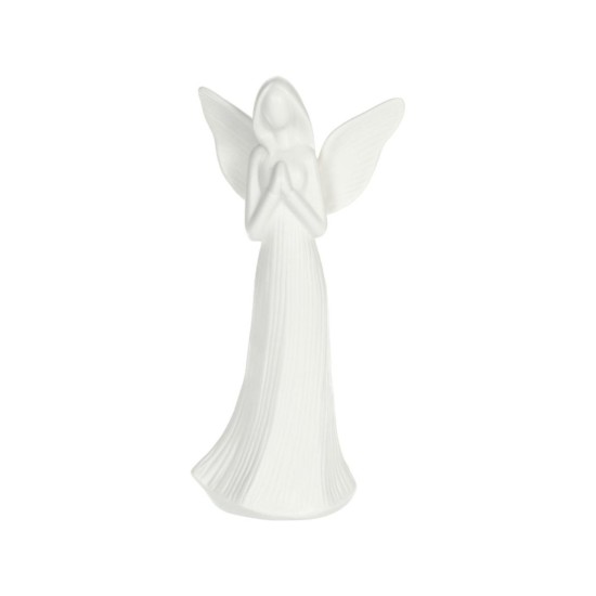 Vánoční dekorace porcelánový anděl 23,6 cm LED RXL 470 – RETLUX Vánoční dekorace porcelánový anděl 23,6 cm LED RXL 470 – RETLUX