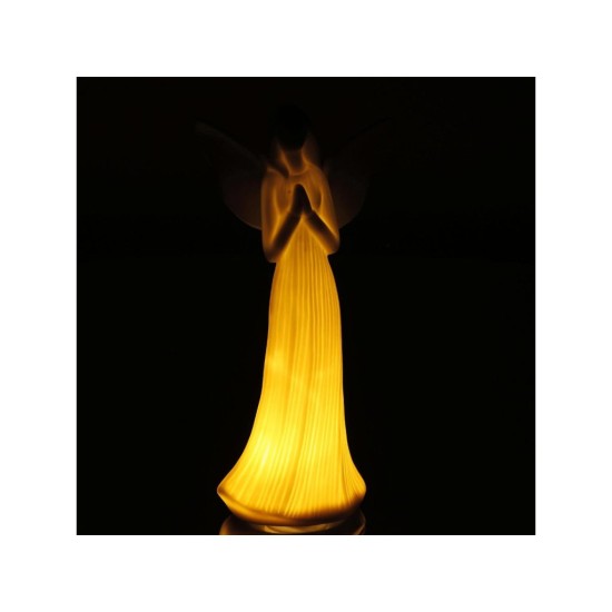 Vánoční dekorace porcelánový anděl 23,6 cm LED RXL 470 – RETLUX Vánoční dekorace porcelánový anděl 23,6 cm LED RXL 470 – RETLUX